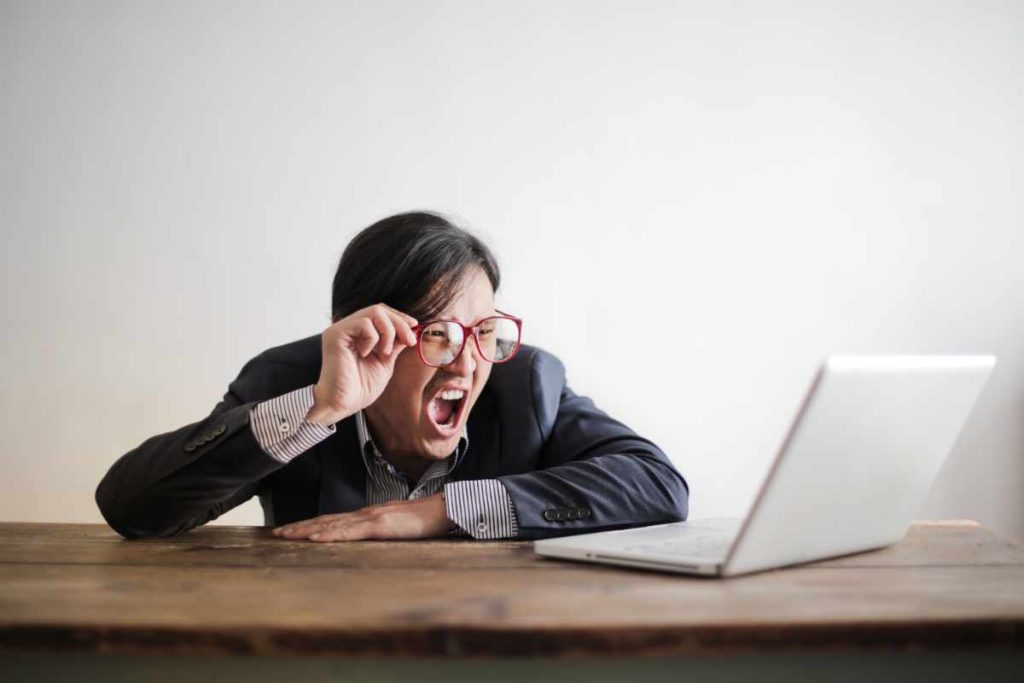 Startup founder frustrated with slow website performance.